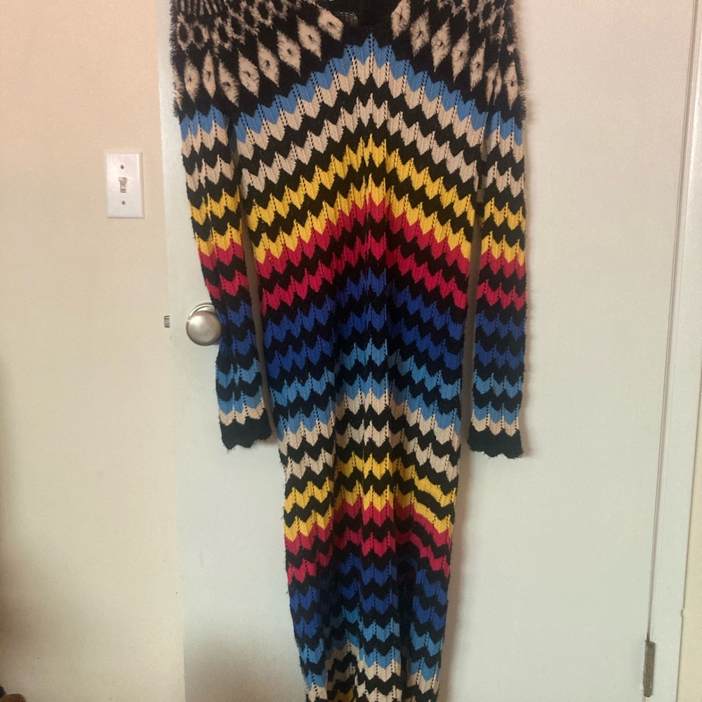 Farm Rio Modern Chevron Maxi Dress